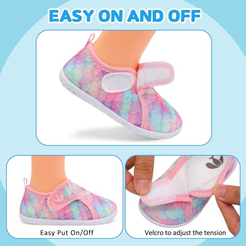 Image of FEETCITY Baby Boys Girls Water Shoes Quick Drying Aqua Sock Outdoor Beach Pool Shoes