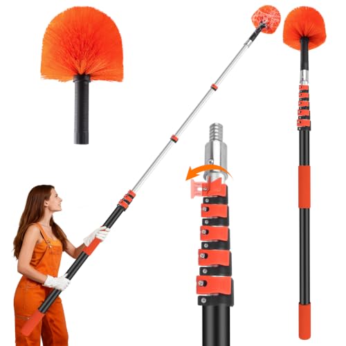30FT-Cobweb-Duster-with-Extension-Pole-High-Reach-Duster 30FT Cobweb Duster with Extension Pole - High Reach Duster - Image 1