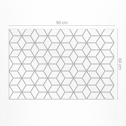 Tapis de sol vinyle extérieur 60x90 imperméable balcon terrasse jardin - 4