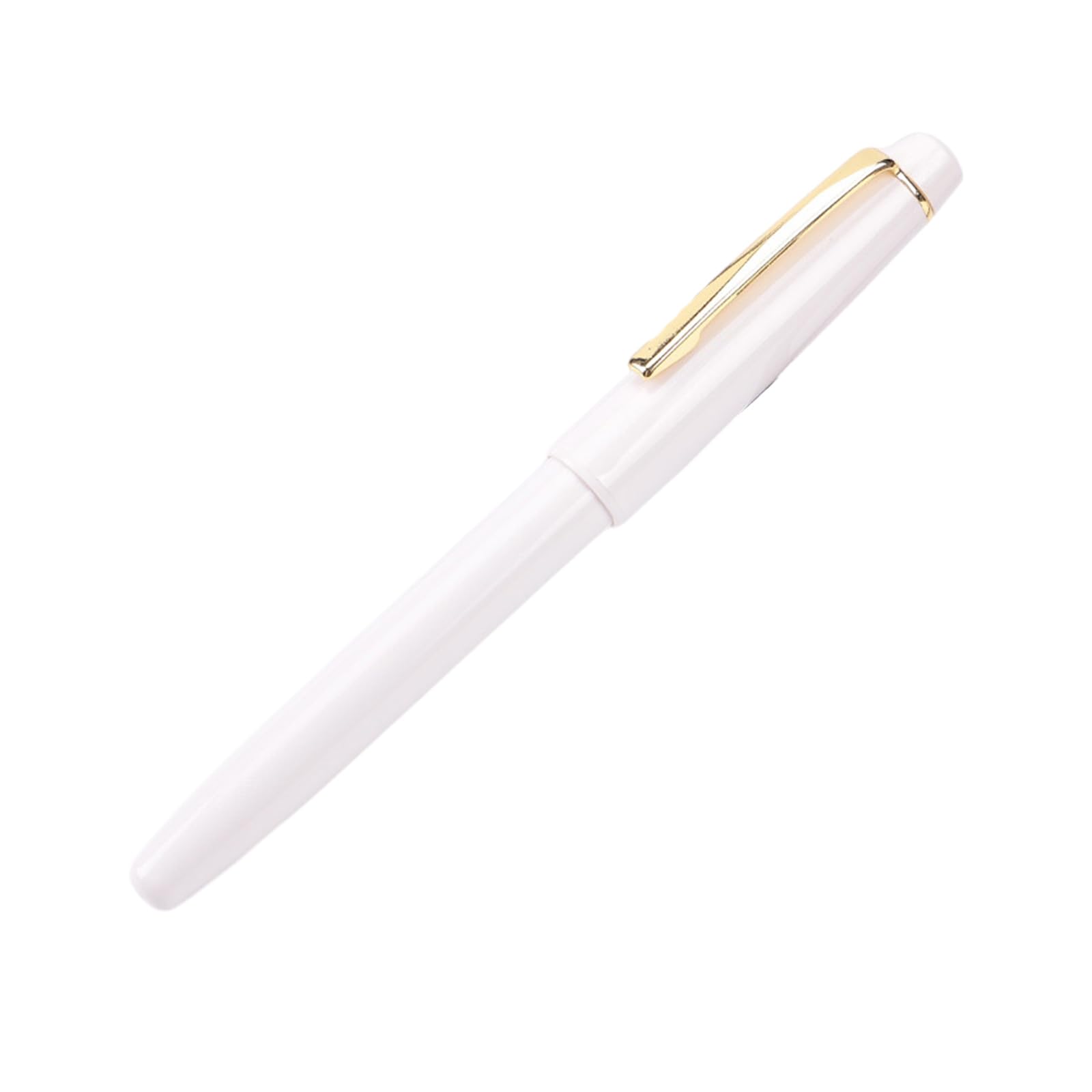 Kalttoy White Fountain Pen Smooth Writing Pen Caligraphy Colored Inks 0.5Mm Calligraphy For School Writing Fountain Colored Inks