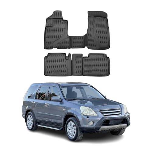 Tapis de sol 3D pour Honda CR-V 2002-2006 résistant aux intempéries