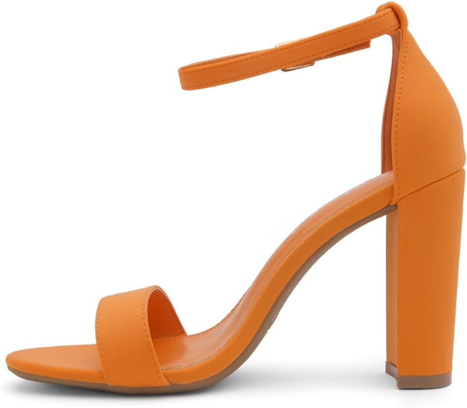 Herstyle Women’s Chunky Block Heels – Open Toe Ankle Strap Sandals, 3.75 Inch High Heels for Wedding, Party & Dressy Occasions – Comfortable Strappy Dress Shoes - Image 4