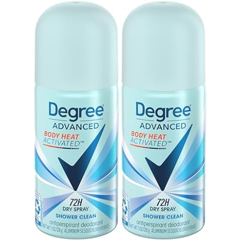 Degree Advanced Antiperspirant Spray, Shower Clean Cover