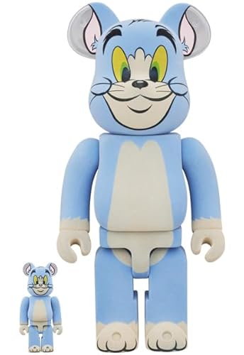 BE@RBRICK TOM(Classic Color) FLOCKY Ver. 100% & 400% (TOM AND JERRY)