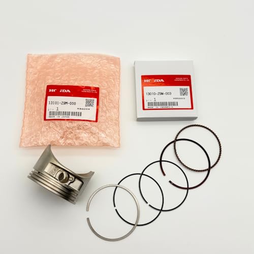 Genuine Piston 13101-Z9M-000 with Genuine Piston rings 13010-Z9M-003 for Honda GCV200LA HRX217K6 Engines