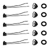 5Pcs Push Button Switch 12V Waterproof Push-Button On-Off Switch For Motorcycle/Car