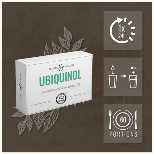Ubiquinol Coenzyme Q10 Kaneka 100mg - 60 Capsules Hautement Dosées au Total – vue 6
