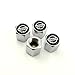 iDoood Wrench Keychain Chrome Tire Valve Stem Caps for Nissan