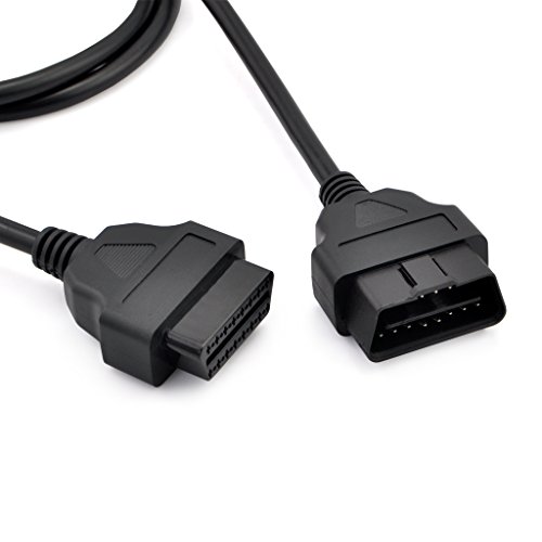 Cable extensor OBD2 de 16 pines y 1.5 metros para solucionar cables cortos 2