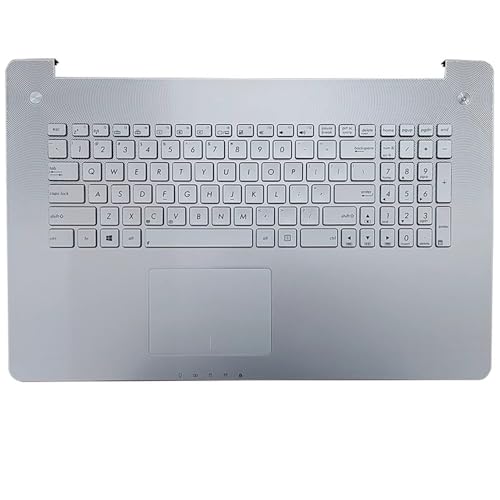Coque clavier ASUS N750JK N750JV top case argent de rechange avec touchpad US