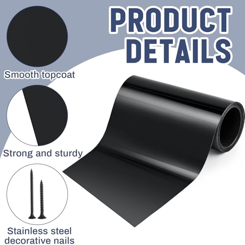 Image of Yaocom Black Aluminum Flashing Roll 12inch x 50ft