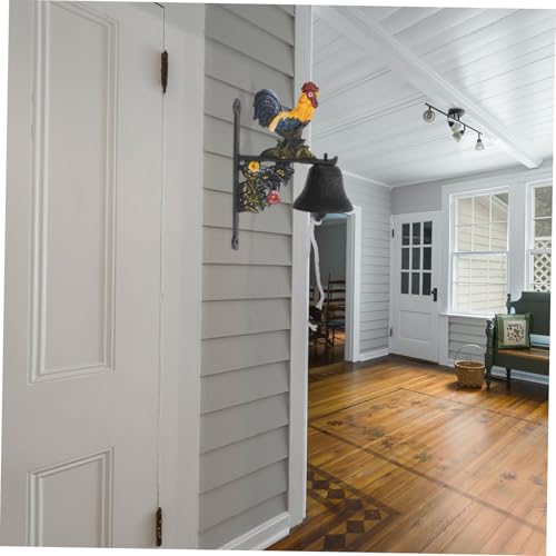 Sonnette de Porte en Fer Rétro pour un Jardin Style Rustique