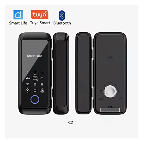 Serrure intelligente verre RFID premium finition B2 Tuya - 4