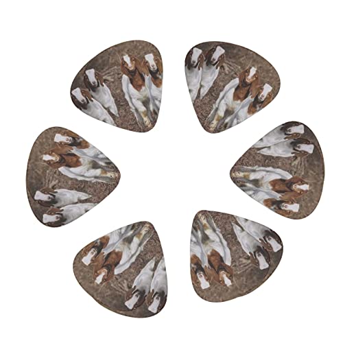 Smiling Goats Lot de 12 médiators pour guitare basse électrique acoustique - Les Beatles, Paul McCartney, John Lennon, RIngo Starr, George Harrison Smiling Goats Lot de 12 médiators pour guitare basse électrique acoustique – Image 3