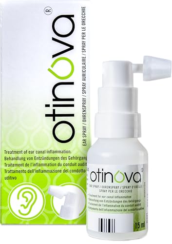 Otinova Ear Spray 15 ml Fast Acting Formula Designed to Remove trapped Water and Relieve the Symptoms of Swimmers Ear.