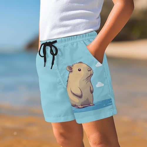 Kids Beach Shorts for Boys Children Athletic Pants with Pockets2