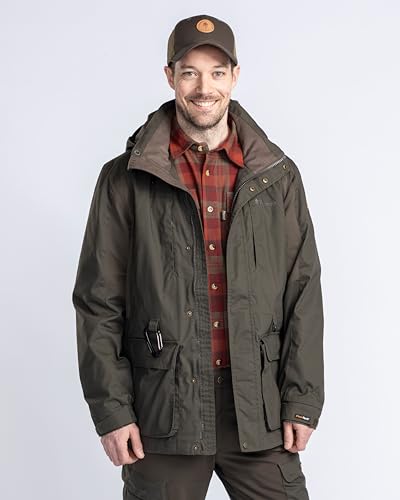 Pinewood Herren Dog Sports Trainer Extreme Jacke - Hundesport- und Outdoorjacke Herren - wind- und wasserdicht mit vielen Taschen und praktischen Details, ideal für Hundetraining