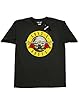 Guns N Roses Men's Bullet Logo T-Shirt Small Light Graphite #1