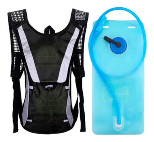 Mochila de Hidrataçao Refil Agua Termica Ciclista 2 litros Canudo Trilha Bolsa Corrida Camping Ciclismo Cantil Bike Bicicleta bolsa dagua Trilha