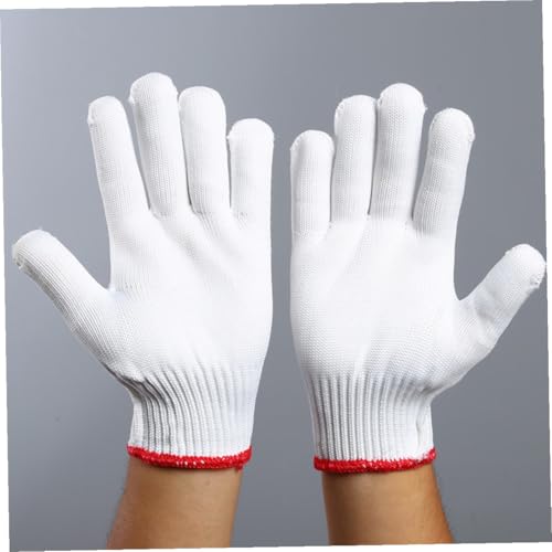 Guantes de obra antideslizantes para evitar accidentes, 12 pares reutilizables de hombre 5