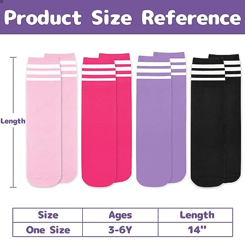 Image of Olreco Toddler Soccer Socks Kids Baseball Socks Youth Softball Sock for Girls Boys Football Sock Boys Athletic Accessories