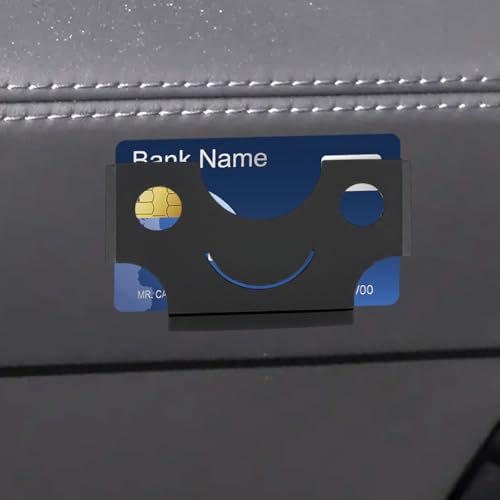 Craedli Car Dashboard Card Holder, Self-Adhesive Automotive Temporary Parking Ticket Holder for...