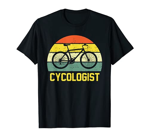 Retro Cycologist Cycling Bicycle Cyclist Road Bike Triathlon T-Shirt