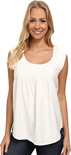 U.S. Polo Assn. Junior's Pintucked Scooped Neck Flutter Sleeve Top