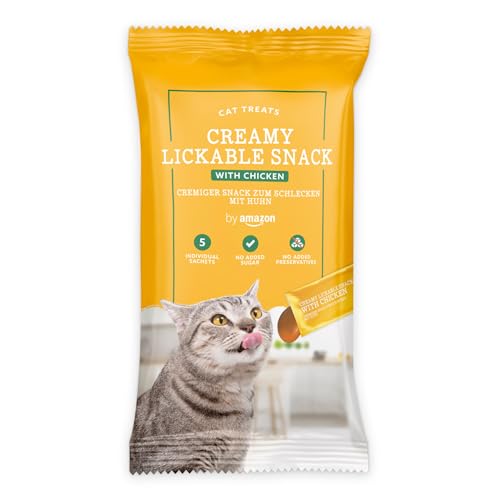 by Amazon Leckbarer Snack für Katzen Huhn 5 x 15 g 75 g