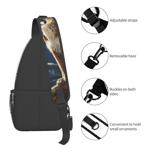 Morrales Crossbody Sling Bag Panther Mountain Lion miniatura 4