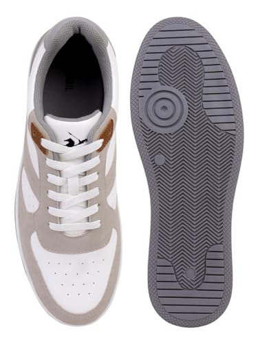 Image of Cantabil Casual Sneaker Shoes for Men l Lightweight & Comfortable with Cushioned Insole Polyurethane (PU) Upper TPR Sole Lace-Up Closure