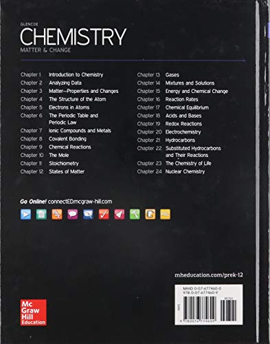 Glencoe Chemistry: Matter and Change, Student Edition