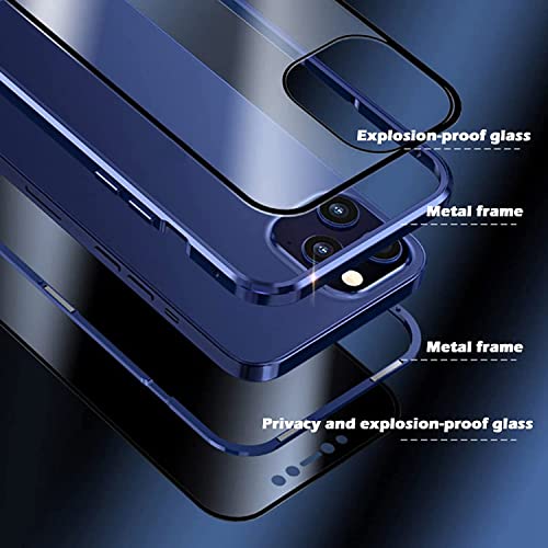 Coque iPhone 14 Pro adsorption magnétique double face avec verre 360° - 8