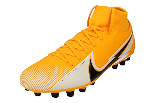 Nike Superfly 7 Academy Mens Football Boots BQ5424 Soccer Cleats (UK 7 US 8 EU 41, Laser Orange Black White 801)