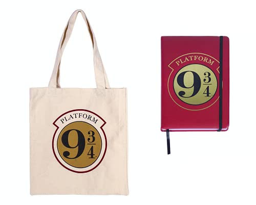 Harry Potter Taccuino e Borsa 100% Cotone, Blocchi Appunti con...