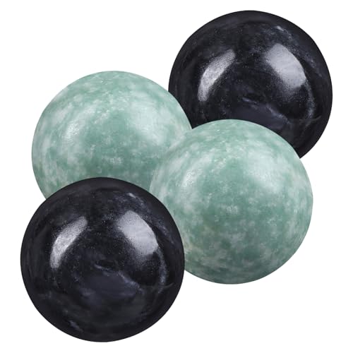 KOCKSHION 2 Juegos Bola Juguete Puntiagudo Hacer Juegos Malabares Masaje De Basalto Masaje Para Manos Masaje Doble De Billar Herramienta De Masaje Pelota Rodillo De Masaje Deportista Mármol