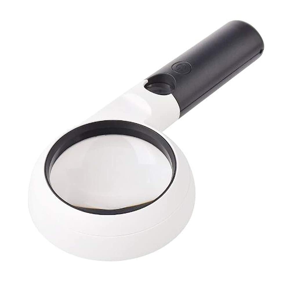 Loupe pour livres et journaux CRODY avec éclairage LED pour le confort visuel des seniors