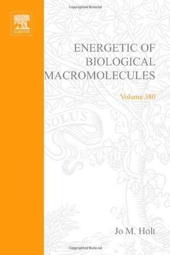 Methods In Enzymology, Volume 380, Part E: Energetics Of Biological Macromolecules