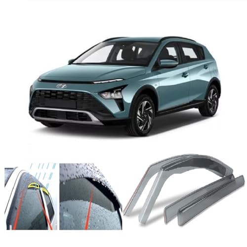 Déflecteurs d'air en verre acrylique haut de gamme pour Hyundai Bayon