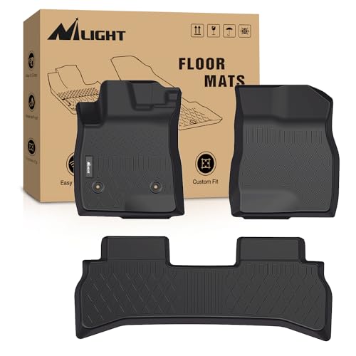 Image of Nilight TPE Floor Mats for Chevy Trailblazer (FWD Only) | 2021 2022 2023 2024 2025 2026 All Weather Custom Fit Heavy Duty Floor Liners