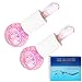 Facial Ice Globes, 2 Stück Facial Globes für Massagewerkzeuge, Facial Roller-Massagegeräte für kalte Haut, straffen die Haut, reduzieren Schwellungen und Augenringe, verbessern die Durchblutung (Rosa)