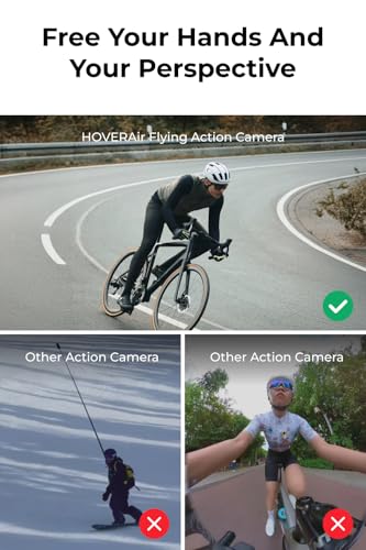 hoverair x1 promax 8k action flying camera foldable drone with camera with 42 kmh follow speed 10 fully automatic flight modes fly anywhere with omniterrain smoothcapture 20basic combo