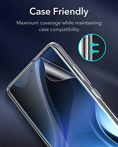 ESR Liquid Skin Screen Protector Compatível com Samsung Galaxy S21 Ultra (2021), Suporta Sensor de I