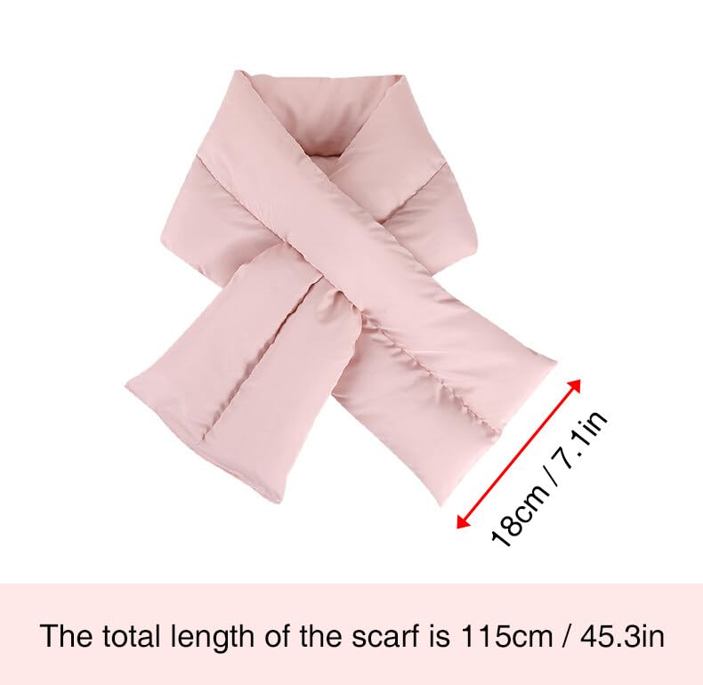 Zcargel Down Scarf, 115cmx18cm Winter Scarf for Men & Women - Protection Against Cold, Perfect for Daily Life, Outdoor, Cycling, Skiing, Camping
