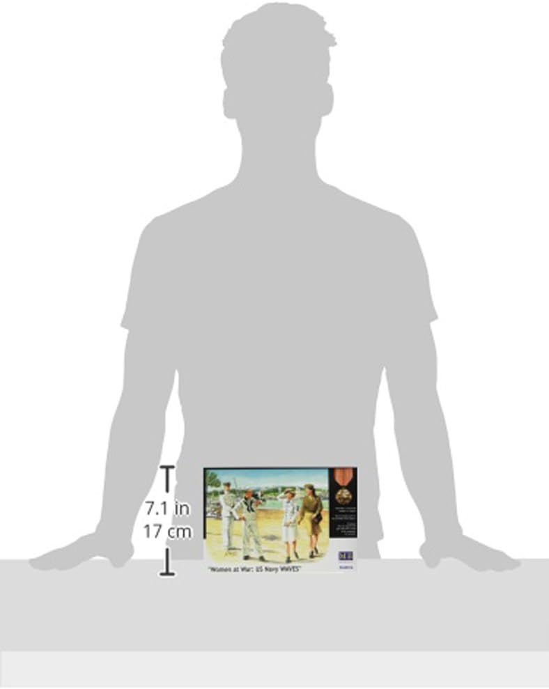 Master Box Women at War: USM Waves (2EA Women/Men) Figure Model Building Kits (1:35 Scale)