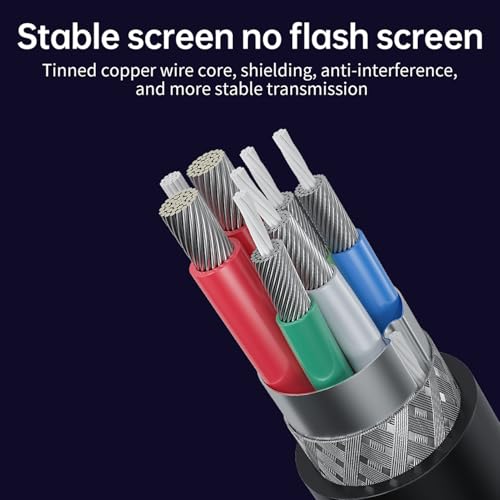Cable USB C a DisplayPort 1.4 con señal estable de 1.8m 7