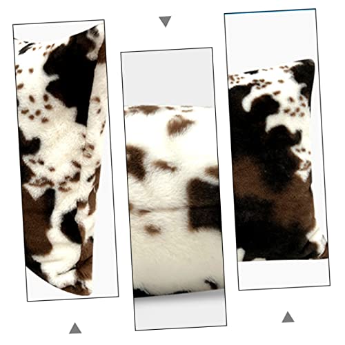 Housse de coussin motif vache 45x45 cm durable en coton polyester Mobestech - 8