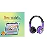 Kids Tablet Bundle: Includes Amazon Fire HD 8 Kids tablet |32 GB | Disney Princess & Made for Amazon, Kids Bluetooth Headset Ages (3-7) | Purple