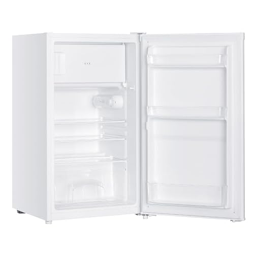 48Cm Under Counter Larder Fridge With Ice Box – Slimline Freestanding Refrigerator, 81L Compact Design With Freezer Drawer, Quiet 40Db White Unit – RF01UCFF81W01 [2025] - 4