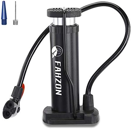 FAHZON Small Bike Pump Mini Portable 
